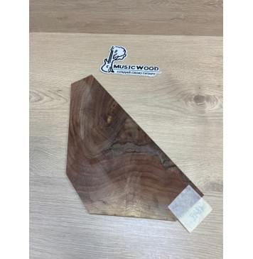 Орех Американский заготовка накладки на головку грифа Смешанный АА 3.5х148-55х320 мм-1