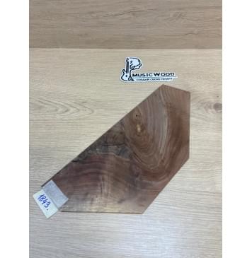 Орех Американский заготовка накладки на головку грифа Смешанный АА 3.5х148-55х320 мм-0