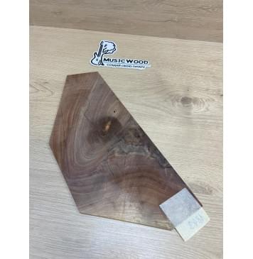 Орех Американский заготовка накладки на головку грифа Смешанный АА 3.5х148-55х320 мм-3