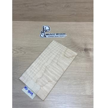 Клён Белый Явор, Волнистый заготовка накладки на головку грифа Смешанный ААА Волна АА 7х130-110х210 мм-0