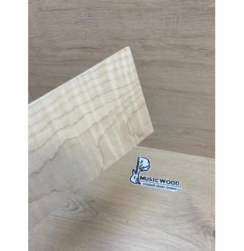 Клён Белый Явор, Волнистый заготовка накладки на головку грифа Смешанный ААА Волна АА 7х130-110х210 мм-3