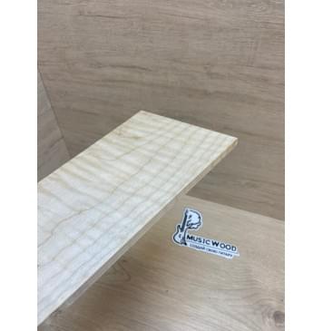 Клён Белый Явор, Волнистый заготовка накладки на головку грифа Смешанный ААА Волна АА 7х130-110х210 мм-2