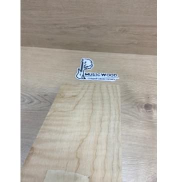 Клён Белый Явор, Волнистый заготовка накладки на головку грифа Смешанный ААА Волна АА 7х130-110х210 мм-5