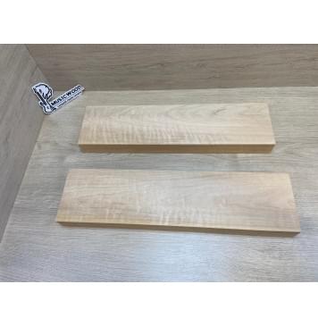 Ольха Волнистая заготовка корпуса для гитары со сквозным грифом Тангент АА Волна А 44х127х500-480 мм (2 шт)-0