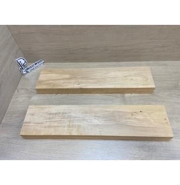 Ольха Волнистая заготовка корпуса для гитары со сквозным грифом Тангент АА Волна А 46х128х560-545 мм (2 шт)-4