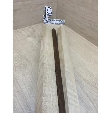 Клен Белый Явор, Волнистый/Венге/Клен Белый Явор, Волнистый заготовка для переклеенного грифа безголовой гитары Радиал АА Волна АА 25х(44-17.5-44)х610 мм - из 3х частей-6