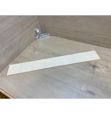 Клён Белый Явор, Волнистый заготовка накладки для электрогитары Радиал ААА Волна АА 9х80х615 мм-0