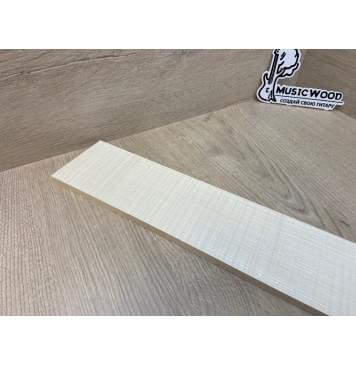 Клён Белый Явор, Волнистый заготовка накладки для электрогитары Радиал ААА Волна АА 9х80х615 мм-8