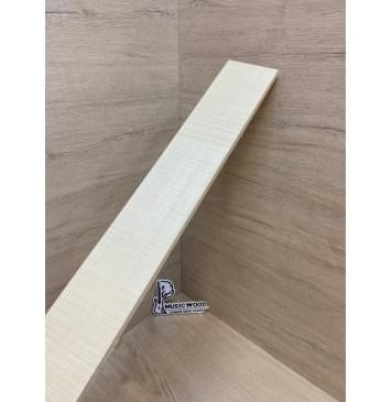 Клён Белый Явор, Волнистый заготовка накладки для электрогитары Радиал ААА Волна АА 9х80х615 мм-10