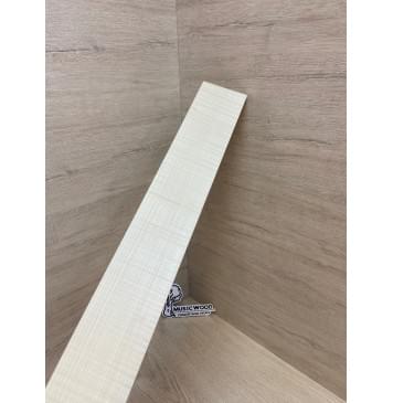 Клён Белый Явор, Волнистый заготовка накладки для электрогитары Радиал ААА Волна АА 9х80х615 мм-15