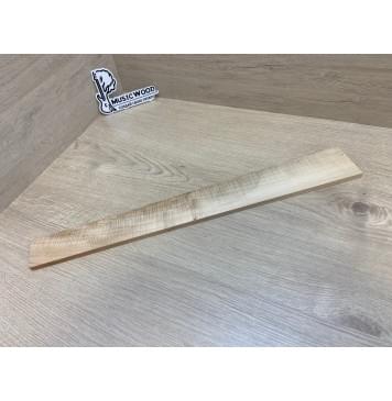 Клён Американский Волнистый заготовка накладки для электрогитары Смешанный А Волна ААА 8.5х68-47х515 мм (Уценка-сучки)-2