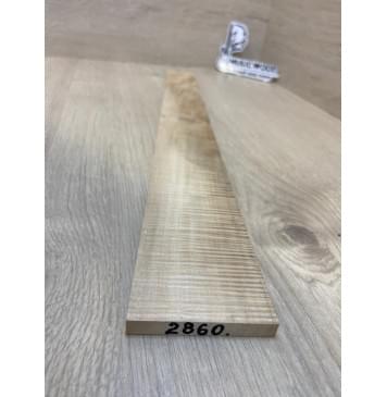 Клён Американский Волнистый заготовка накладки для электрогитары Смешанный А Волна ААА 8.5х68-47х515 мм (Уценка-сучки)-3