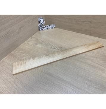 Клён Американский Волнистый заготовка накладки для электрогитары Смешанный А Волна ААА 8.5х68-47х515 мм (Уценка-сучки)-13