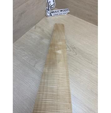 Клён Американский Волнистый заготовка накладки для электрогитары Смешанный А Волна ААА 8.5х68-47х515 мм (Уценка-сучки)-8