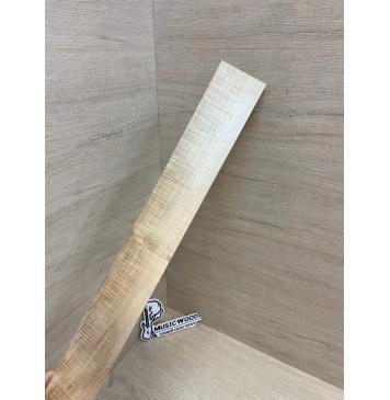 Клён Американский Волнистый заготовка накладки для электрогитары Смешанный А Волна ААА 8.5х68-47х515 мм (Уценка-сучки)-19