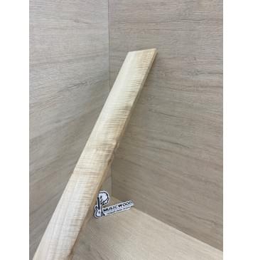 Клён Американский Волнистый заготовка накладки для электрогитары Смешанный А Волна ААА 8.5х68-47х515 мм (Уценка-сучки)-16