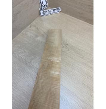 Клён Американский Волнистый заготовка накладки для электрогитары Смешанный А Волна ААА 8.5х68-47х515 мм (Уценка-сучки)-15