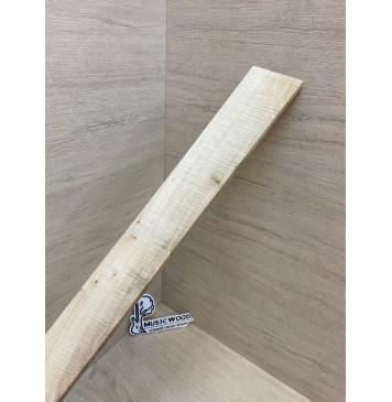 Клён Американский Волнистый заготовка накладки для электрогитары Смешанный А Волна ААА 7х70-45х510 мм (Уценка-сучки)-0