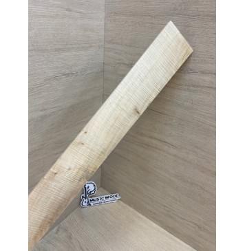 Клён Американский Волнистый заготовка накладки для электрогитары Смешанный А Волна ААА 7х70-45х510 мм (Уценка-сучки)-9