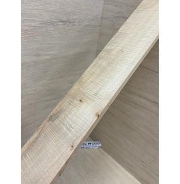 Клён Американский Волнистый заготовка накладки для электрогитары Смешанный А Волна ААА 7х70-45х510 мм (Уценка-сучки)-1