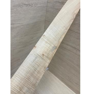 Клён Американский Волнистый заготовка накладки для электрогитары Смешанный А Волна ААА 7х70-45х510 мм (Уценка-сучки)-10