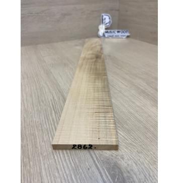 Клён Американский Волнистый заготовка накладки для электрогитары Смешанный АА Волна АА 8.5х72-60х515 мм-3