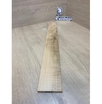 Клён Американский Волнистый заготовка накладки для электрогитары Смешанный АА Волна АА 8.5х72-60х515 мм-4