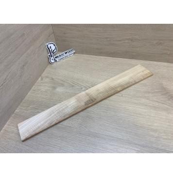 Клён Американский Волнистый заготовка накладки для электрогитары Смешанный АА Волна АА 8.5х72-60х515 мм-8