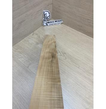 Клён Американский Волнистый заготовка накладки для электрогитары Смешанный АА Волна АА 8.5х72-60х515 мм-12