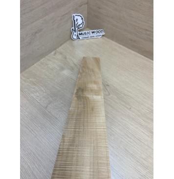 Клён Американский Волнистый заготовка накладки для электрогитары Смешанный АА Волна АА 8.5х72-60х515 мм-5