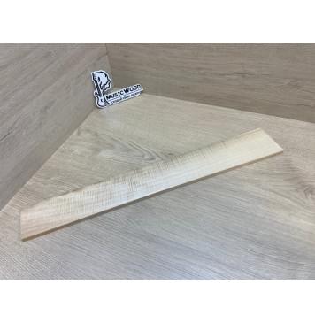 Клён Американский Волнистый заготовка накладки для электрогитары Смешанный ААА Волна АА 9.3х76-63х515 мм-2