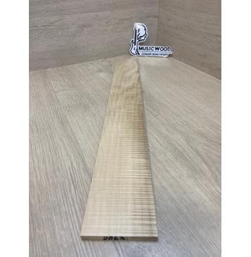 Клён Американский Волнистый заготовка накладки для электрогитары Смешанный ААА Волна АА 9.3х76-63х515 мм-4