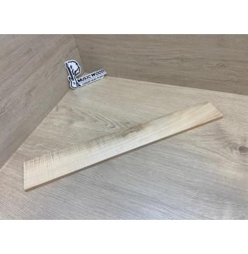 Клён Американский Волнистый заготовка накладки для электрогитары Смешанный ААА Волна АА 9.3х76-63х515 мм-7