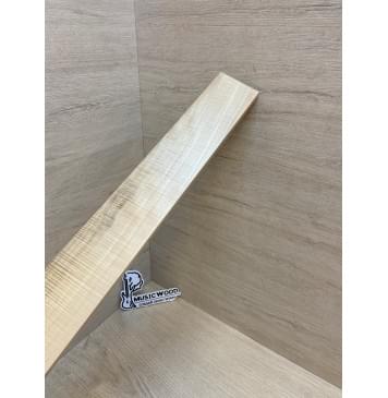 Клён Американский Волнистый заготовка накладки для электрогитары Смешанный ААА Волна АА 9.3х76-63х515 мм-0