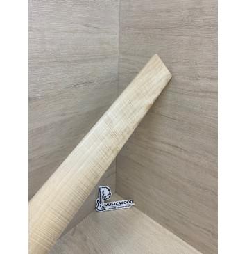 Клён Американский Волнистый заготовка накладки для электрогитары Смешанный ААА Волна АА 9.3х76-63х515 мм-9