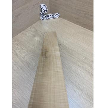 Клён Американский Волнистый заготовка накладки для электрогитары Смешанный ААА Волна АА 9.3х76-63х515 мм-16