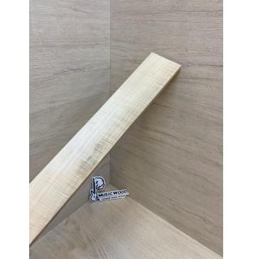 Клён Американский Волнистый заготовка накладки для электрогитары Смешанный ААА Волна АА 9.3х76-63х515 мм-13