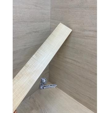 Клён Американский Волнистый заготовка накладки для электрогитары Смешанный ААА Волна АА 9.3х76-63х515 мм-11