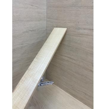 Клён Американский Волнистый заготовка накладки для электрогитары Смешанный ААА Волна АА 9.3х76-63х515 мм-12