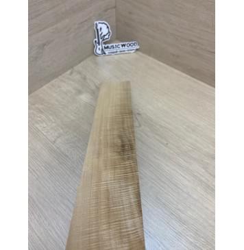 Клён Американский Волнистый заготовка накладки для электрогитары Смешанный ААА Волна АА 9.3х76-63х515 мм-8