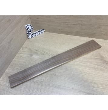 Орех Американский Заболонь заготовка накладки для электрогитары Смешанный АА 12.5х74-59х545 мм-9