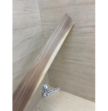 Орех Американский Заболонь заготовка накладки для электрогитары Смешанный АА 12.5х74-59х545 мм-10