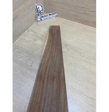 Орех Американский Заболонь заготовка накладки для электрогитары Смешанный АА 12.5х74-59х545 мм-4