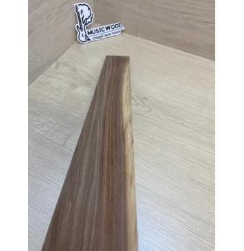 Орех Американский Заболонь заготовка накладки для электрогитары Смешанный АА 12.5х74-59х545 мм-3