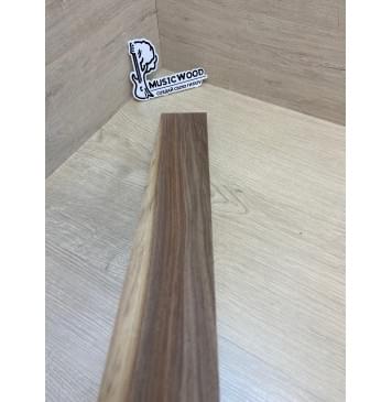 Орех Американский Заболонь заготовка накладки для электрогитары Смешанный АА 12.5х74-59х545 мм-6