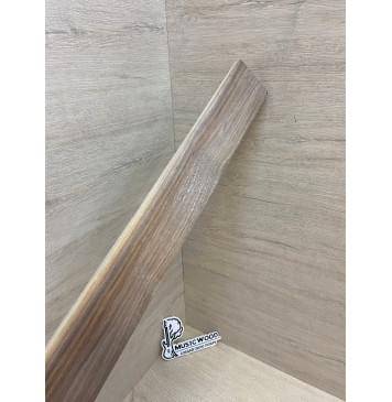 Орех Американский Заболонь заготовка накладки для электрогитары Смешанный АА 12х75-62х545 мм-12