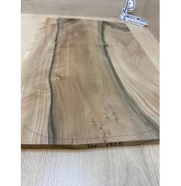 Орех Грецкий заготовка на топ Тангент А 17х354х545-515 мм - (цельный)-5