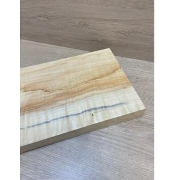 Клён Американский Волнистый заготовка на топ Смешанный ААА Волна АА 36х195х650 мм - (1шт. под распил) АКЦИЯ-9