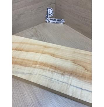 Клён Американский Волнистый заготовка на топ Смешанный ААА Волна АА 36х195х650 мм - (1шт. под распил) АКЦИЯ-5