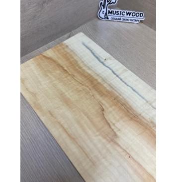 Клён Американский Волнистый заготовка на топ Смешанный ААА Волна АА 36х195х650 мм - (1шт. под распил) АКЦИЯ-8